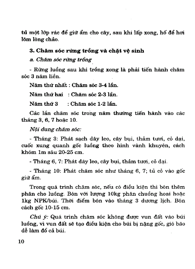 image for page Hướng dẩn áp dụng khoa học kĩ thuật trong lâm nghiệp