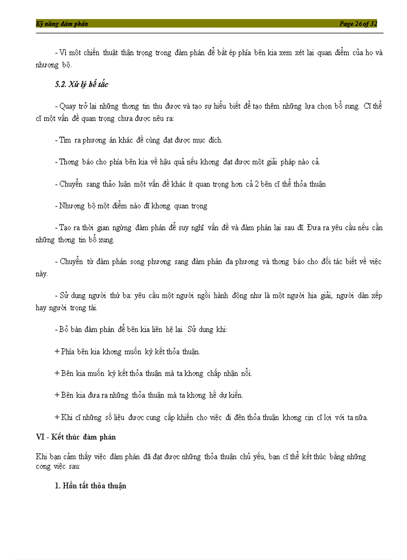 image for page Kỹ năng đàm phán