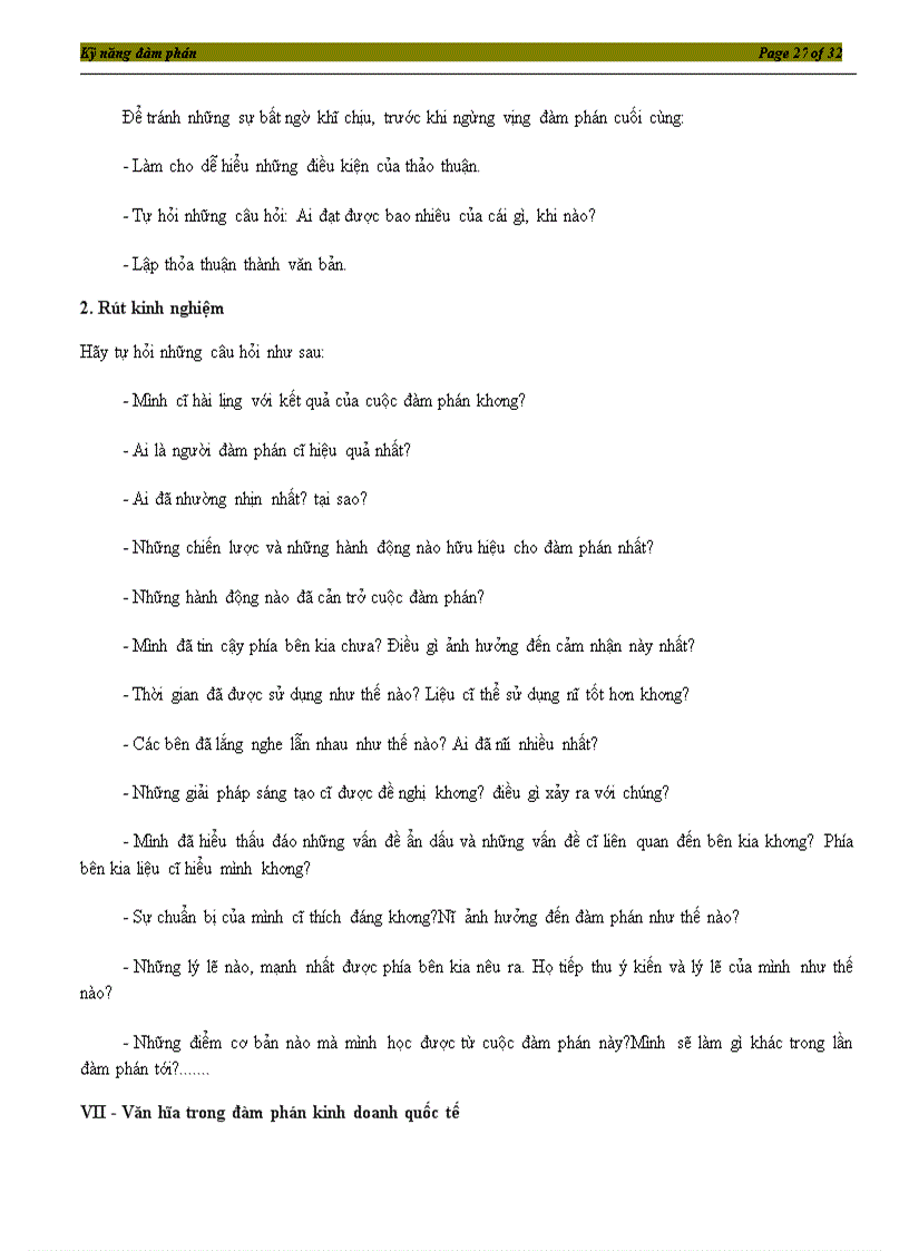 image for page Kỹ năng đàm phán