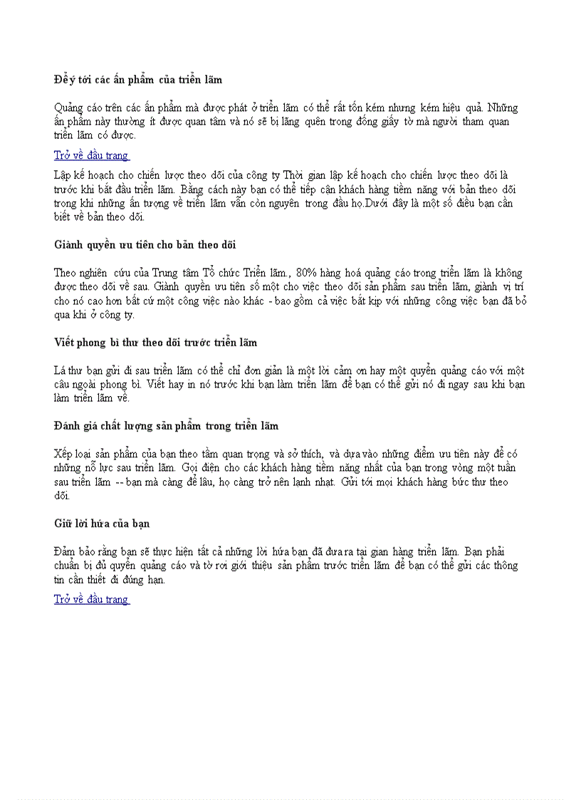 image for page Lập kế hoạch triển lãm thương mại hiệu quả