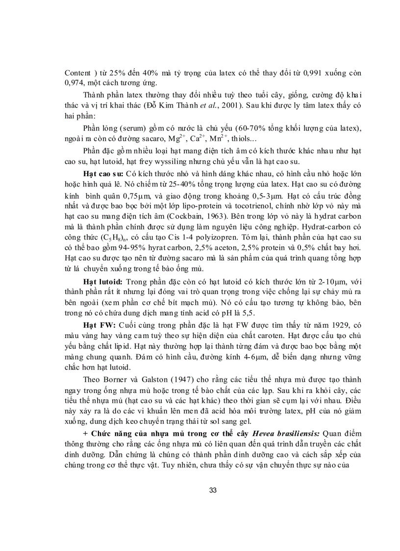 image for page Đặc điểm thực vật học và đặc tính sinh học cây cao su