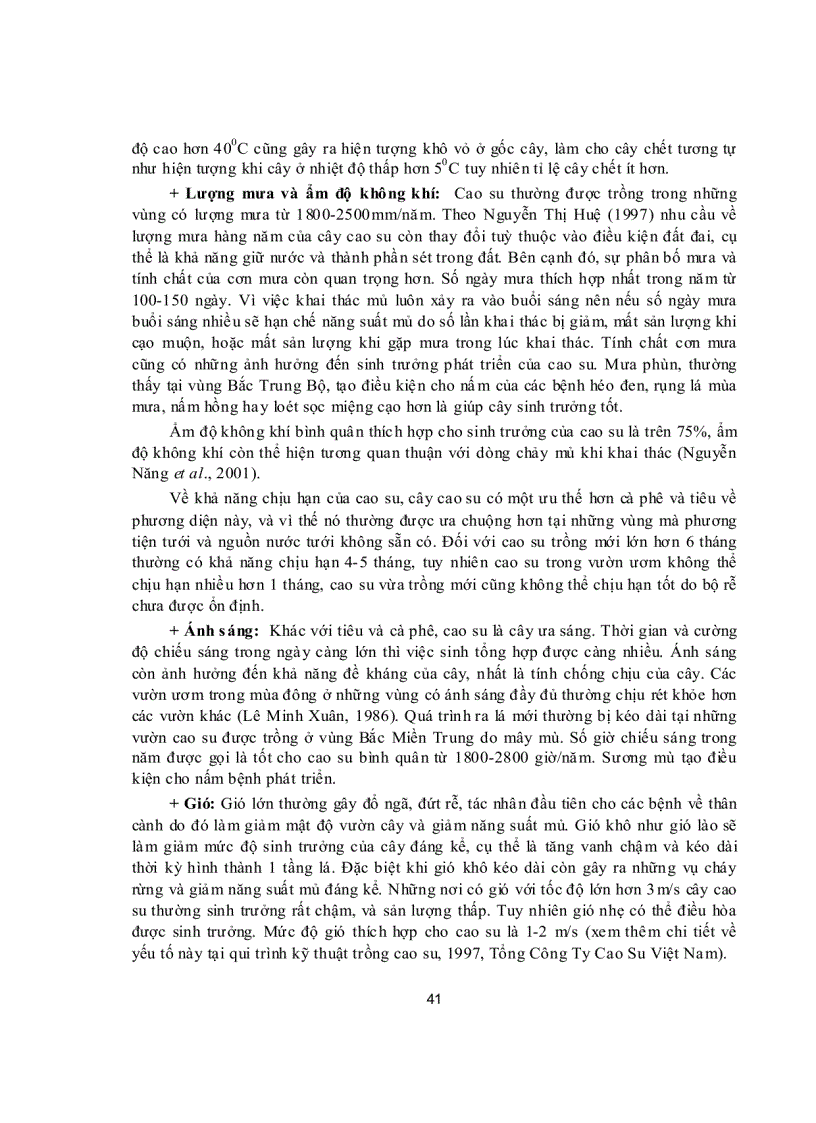 image for page Đặc điểm sinh trưởng phát triển và yêu cầu sinh thái của cây cao su