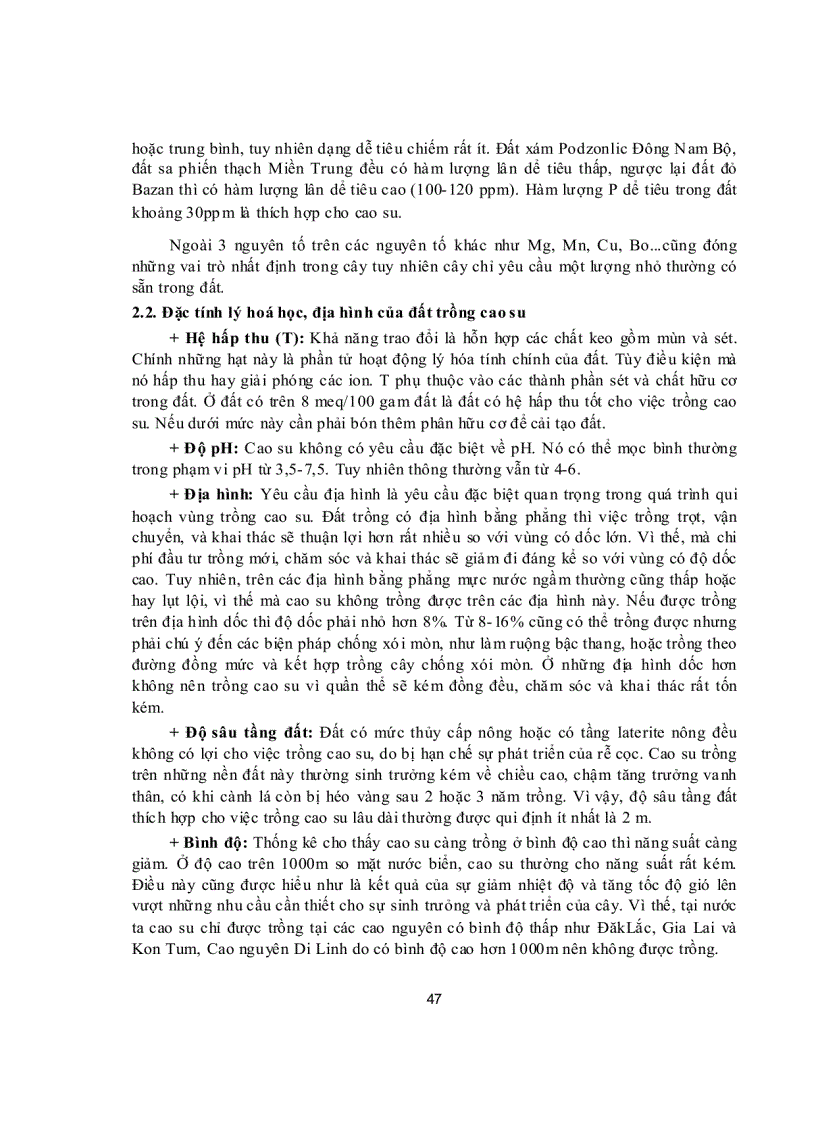 image for page Đặc điểm sinh trưởng phát triển và yêu cầu sinh thái của cây cao su