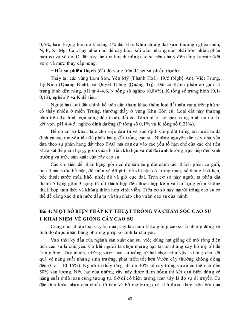 image for page Đặc điểm sinh trưởng phát triển và yêu cầu sinh thái của cây cao su