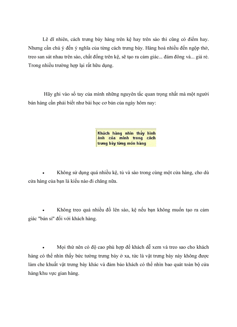 image for page Trưng bày cửa hàng Phép lạ của kệ hàng