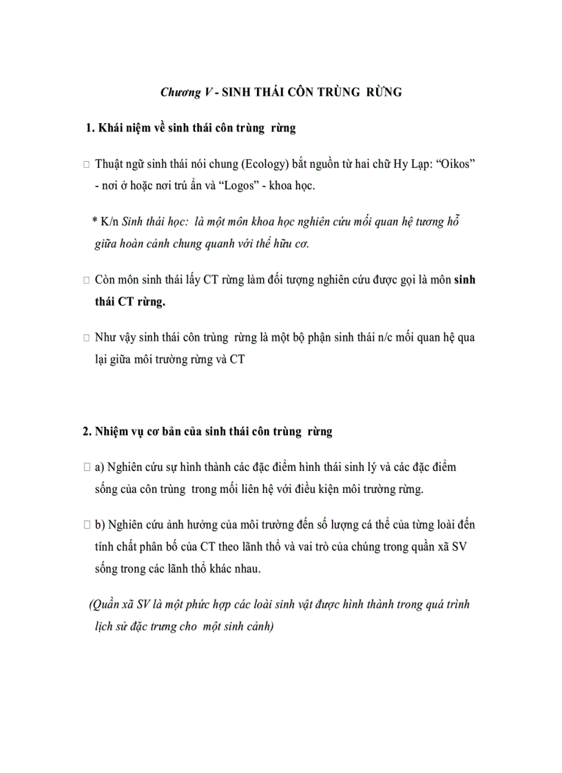 image for page Sinh thái côn trùng rừng