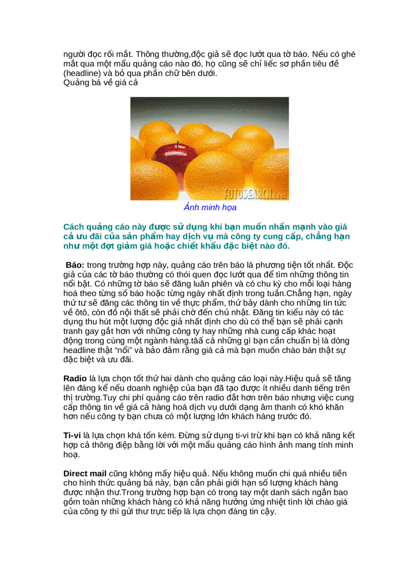 image for page Lựa chọn phương tiện quảng cáo thế nào cho hiệu quả