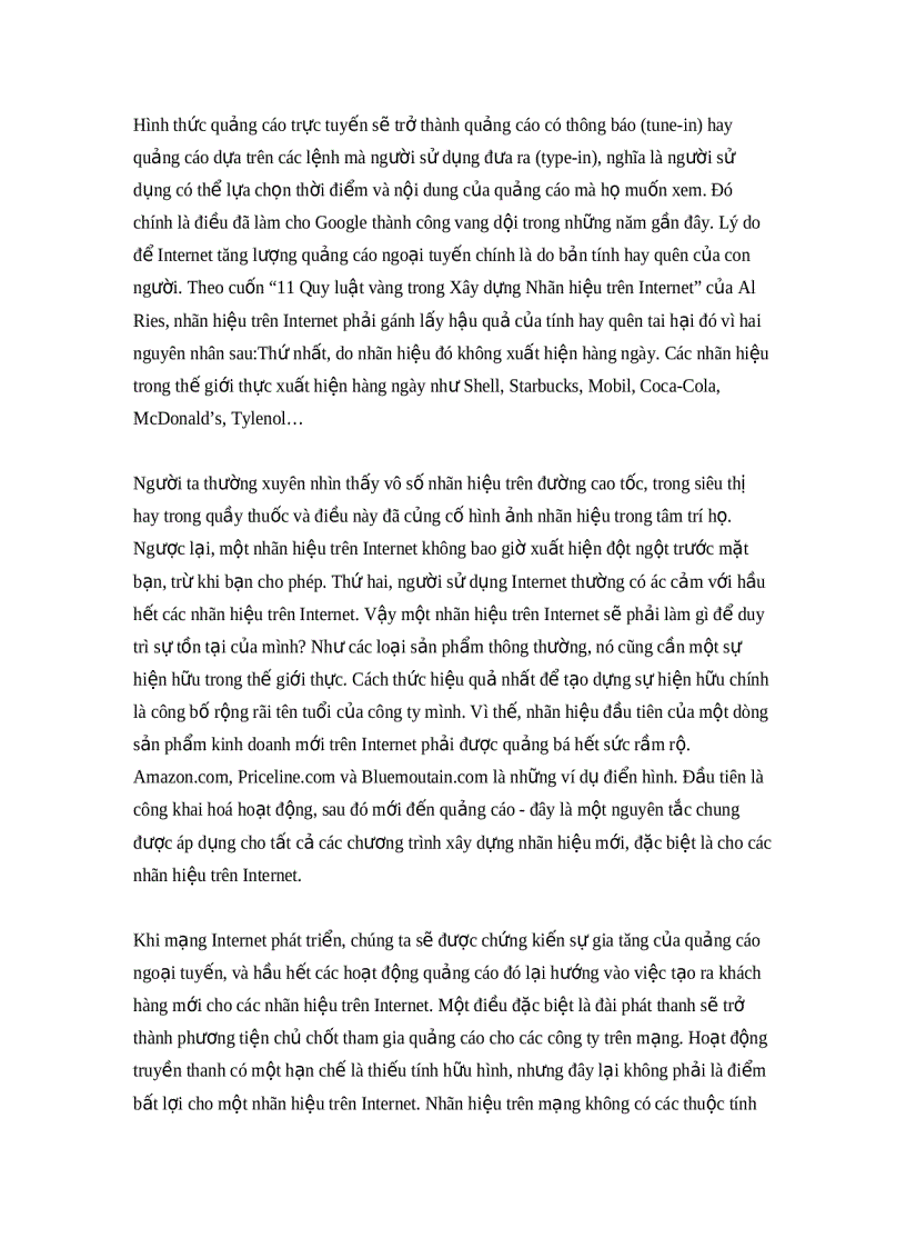 image for page Quảng cáo và Internet