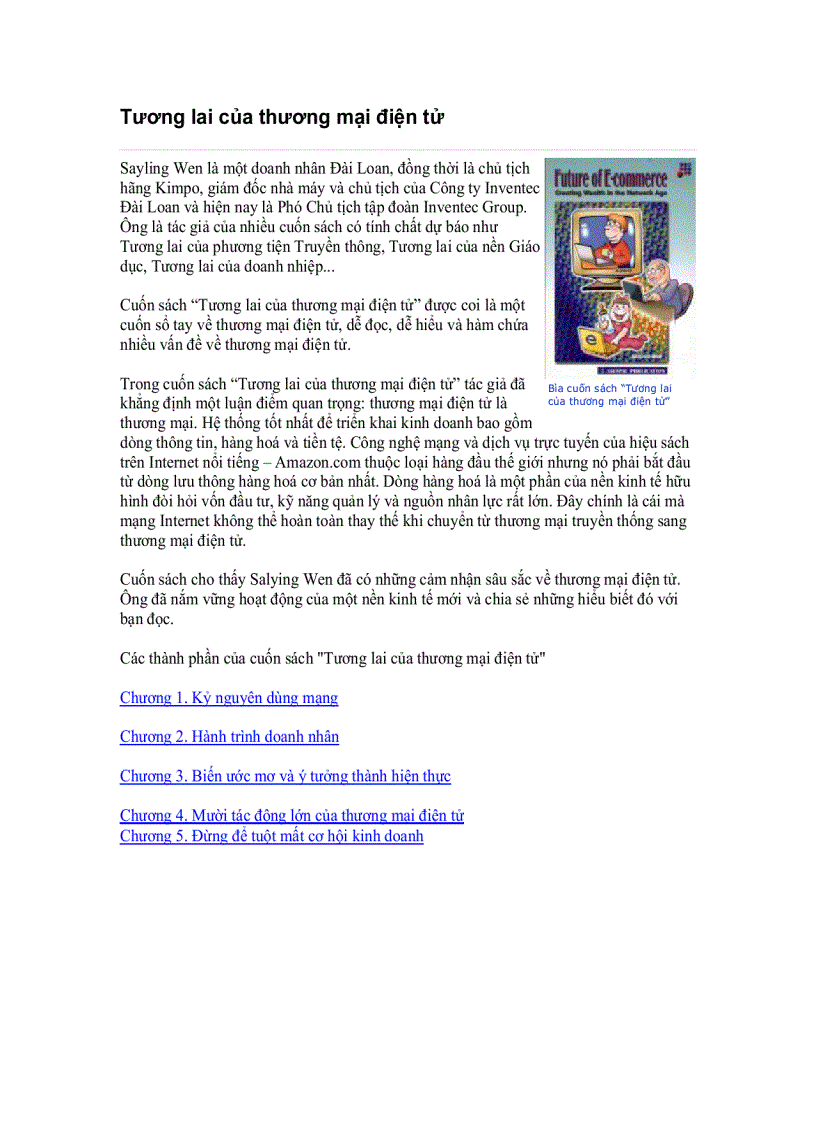image for page Tương lai của thương mại điện tử