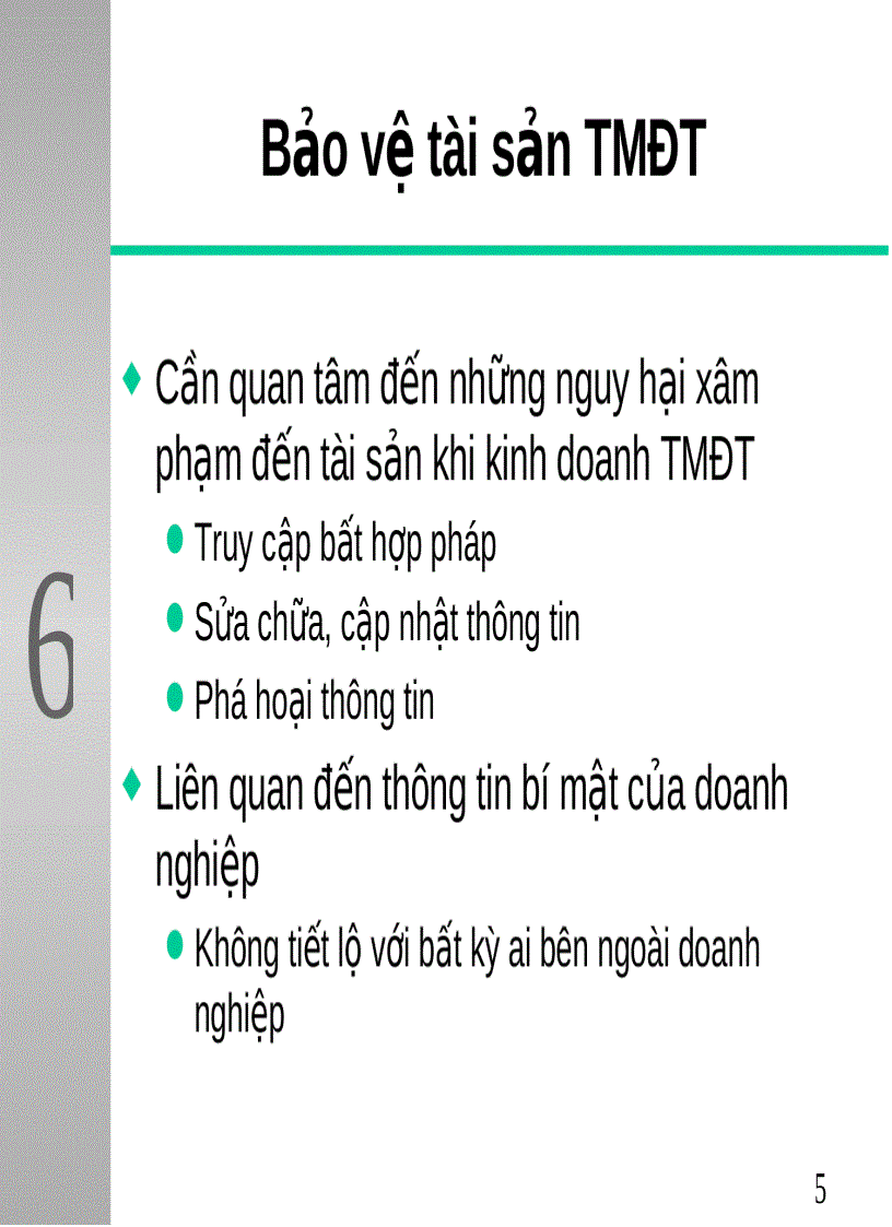 Thực Hiện Bảo Mật trong Thương Mại Điện Tử