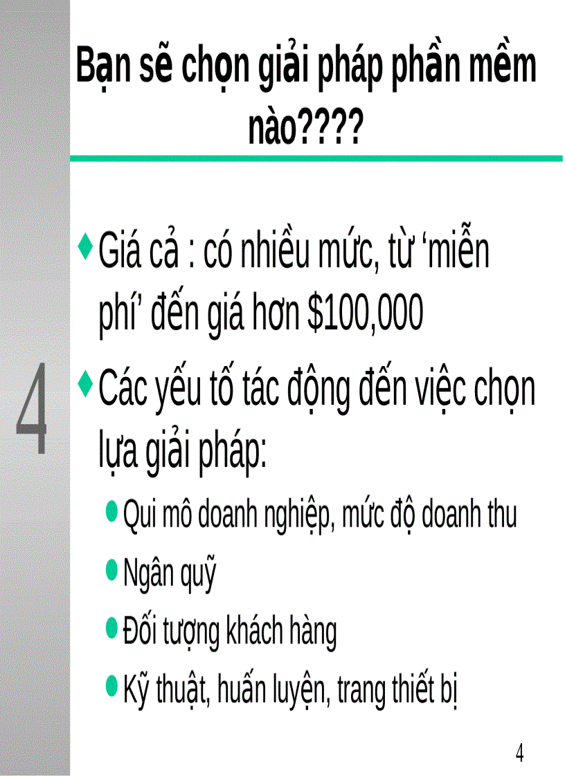 image for page Các phần mềm phục vụ TMĐT Electronic Commerce Software