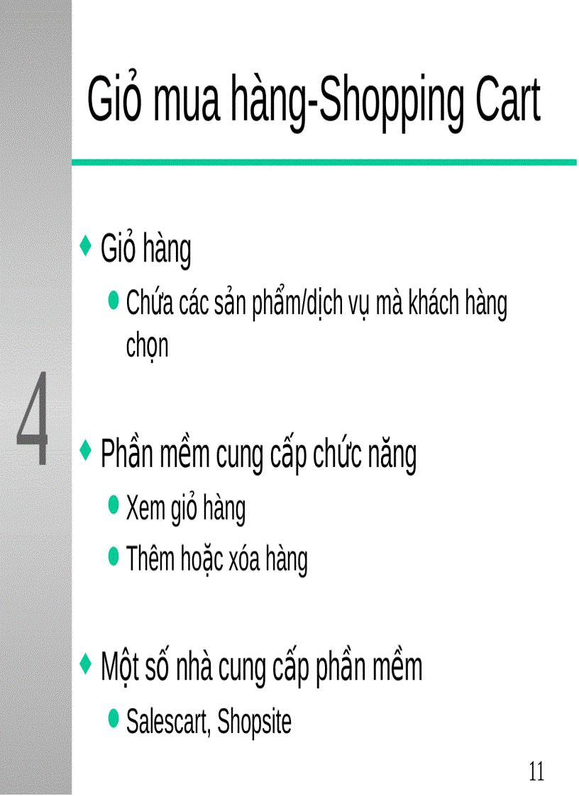 image for page Các phần mềm phục vụ TMĐT Electronic Commerce Software