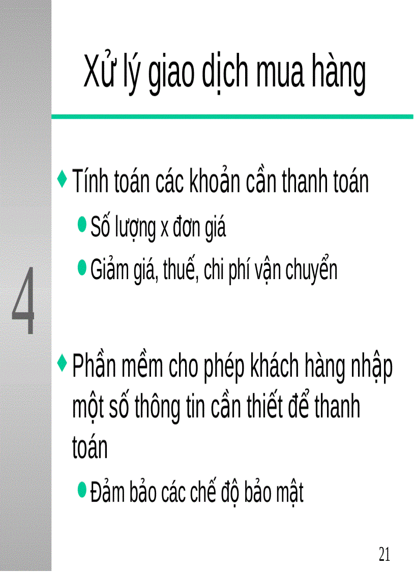 image for page Các phần mềm phục vụ TMĐT Electronic Commerce Software