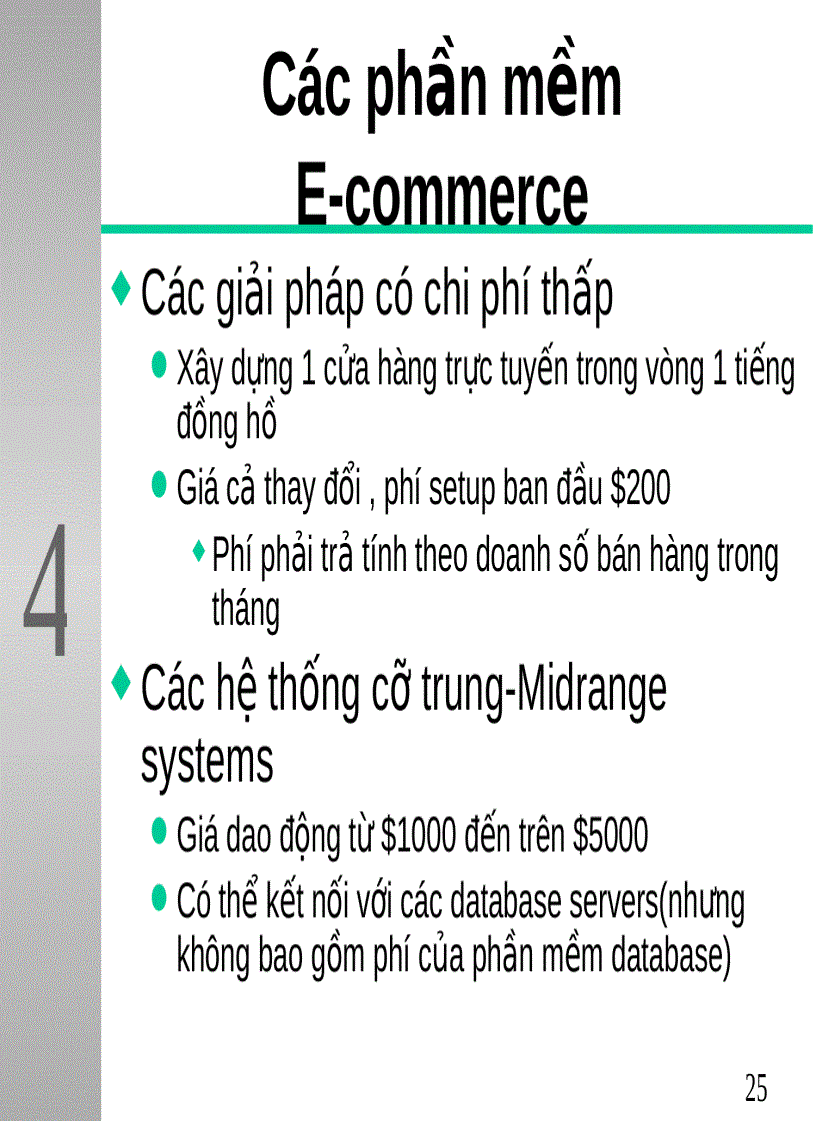 image for page Các phần mềm phục vụ TMĐT Electronic Commerce Software