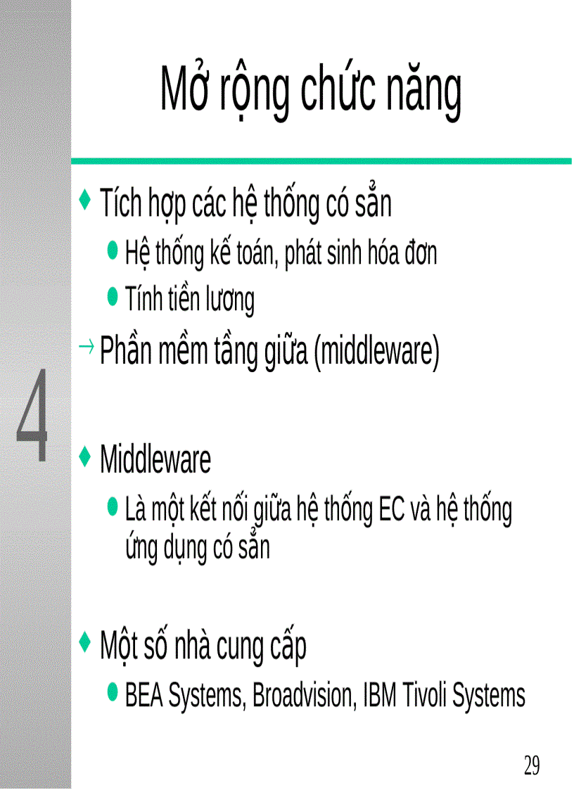 image for page Các phần mềm phục vụ TMĐT Electronic Commerce Software