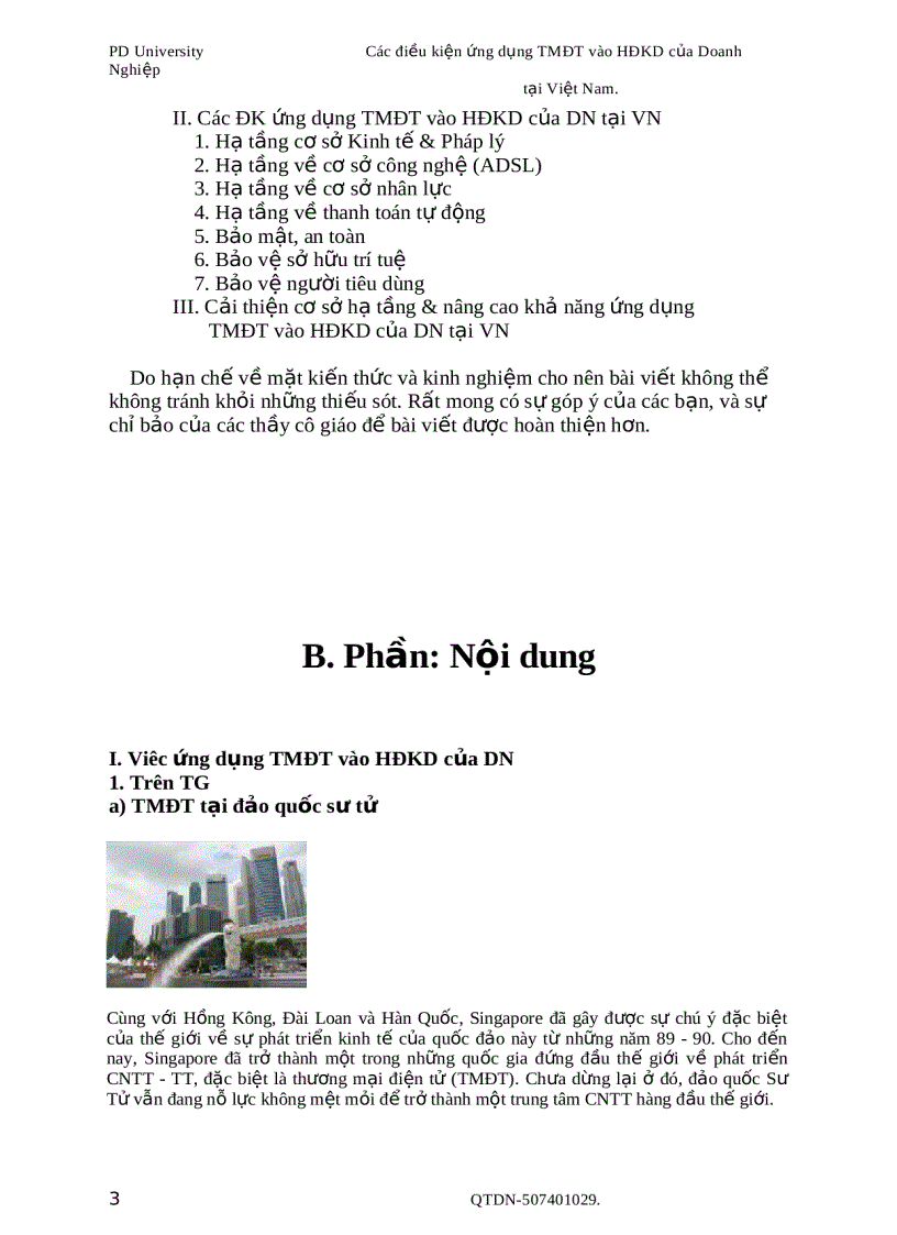 image for page Các điều kiện ứng dụng Thương Mại Điện Tử vào hoạt động kinh doanh của Doanh Nghiệp tại Việt Nam