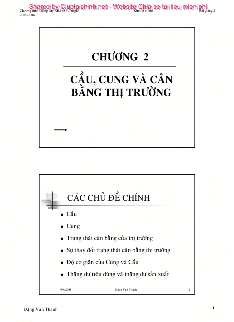 image for page Cầu cung và cân bằng thị trường