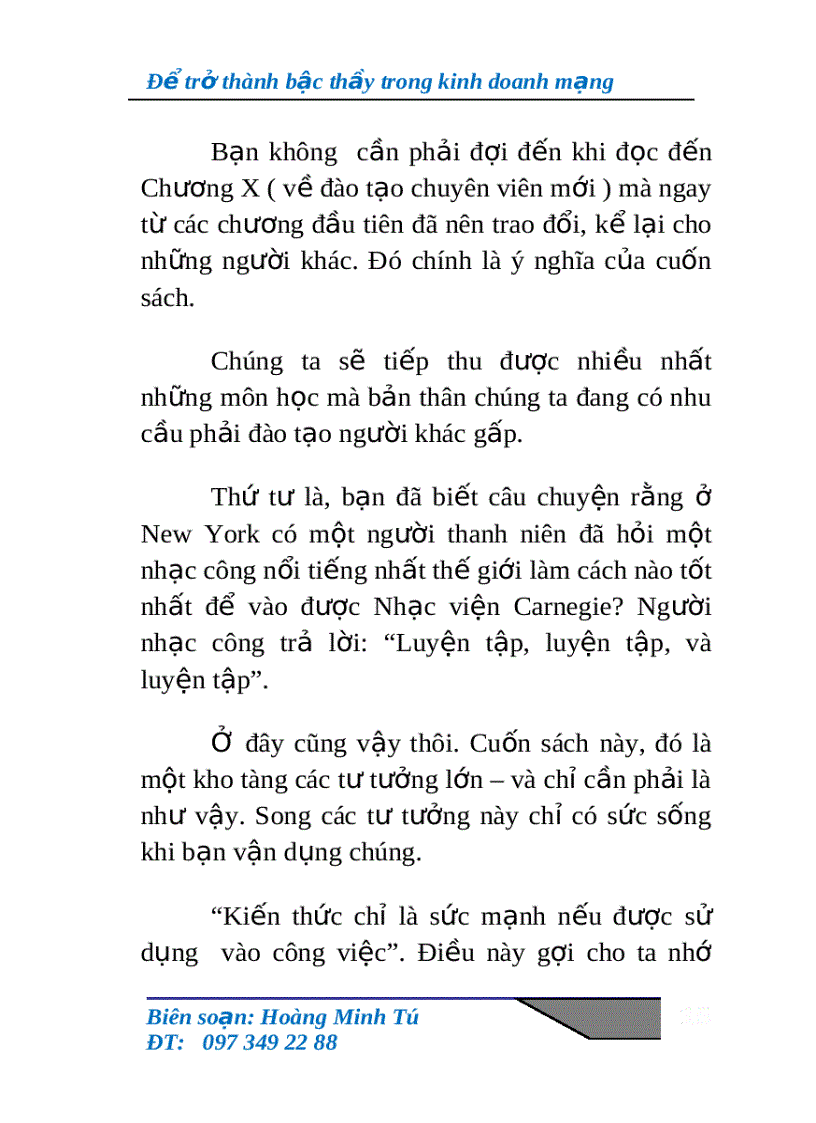 image for page Để trở thành bậc thầy trong kinh doanh theo mạng