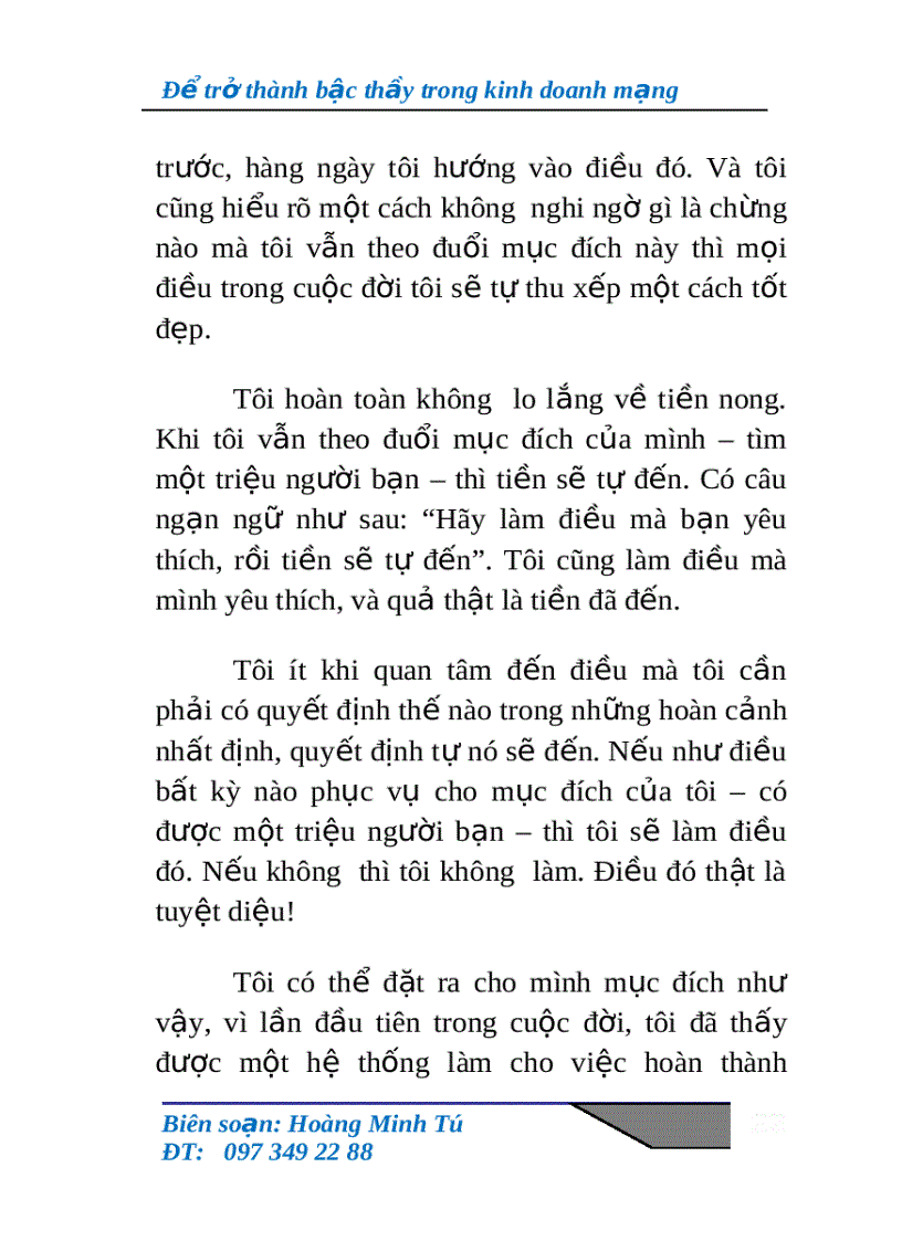 image for page Để trở thành bậc thầy trong kinh doanh theo mạng