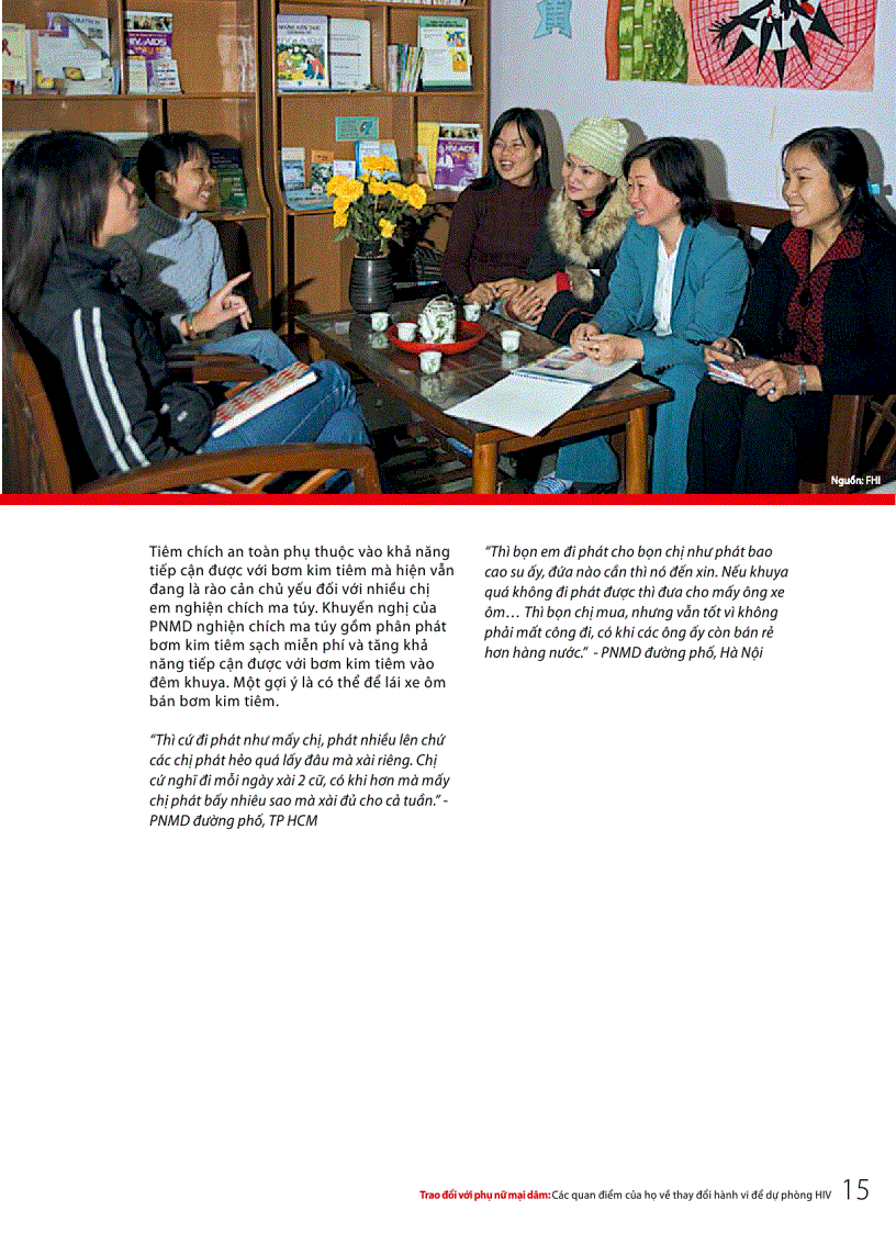 image for page Tập huấn Trao đổi với phụ nữ mại dâm về phòng chống HIV