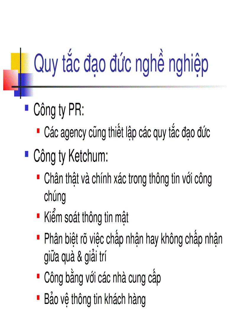 image for page Luật pháp Đạo đức trong hoạt động PR