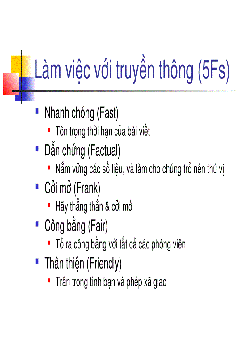 image for page Quan hệ Truyền thông