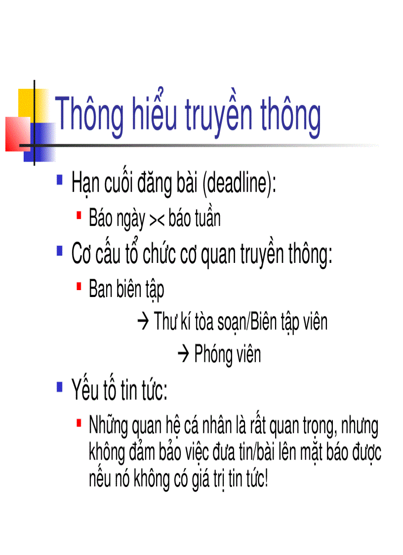 image for page Quan hệ Truyền thông