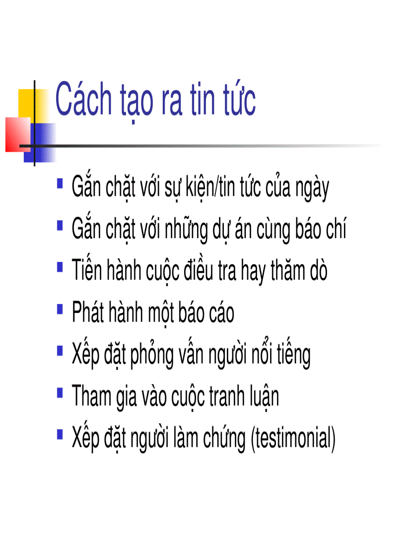image for page Quan hệ Truyền thông