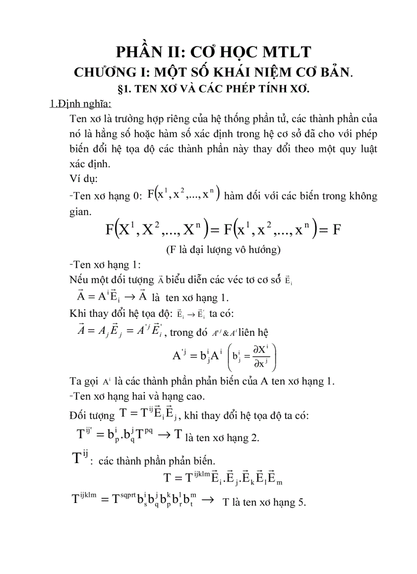 image for page Cơ học môi trường liên tục