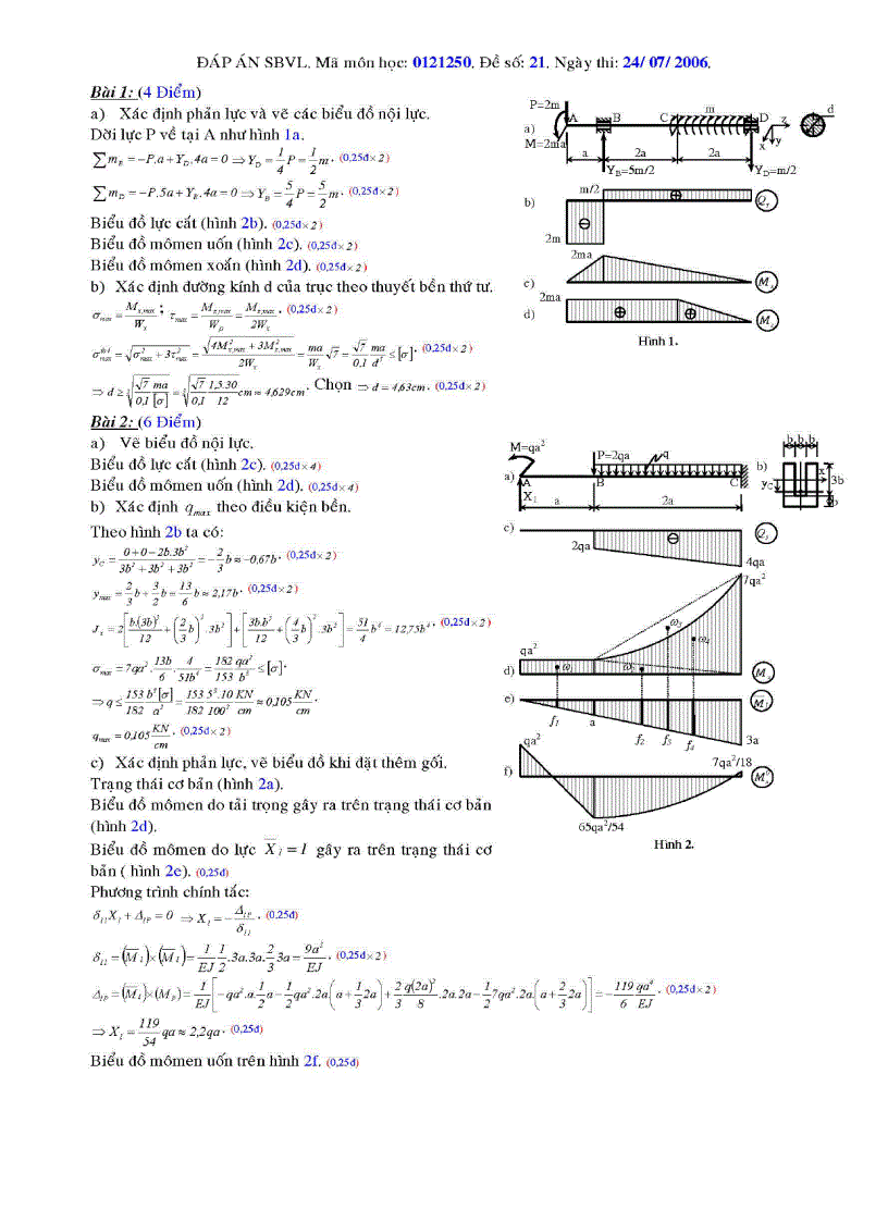 image for page Đề thi đáp án sức bền vật liệu