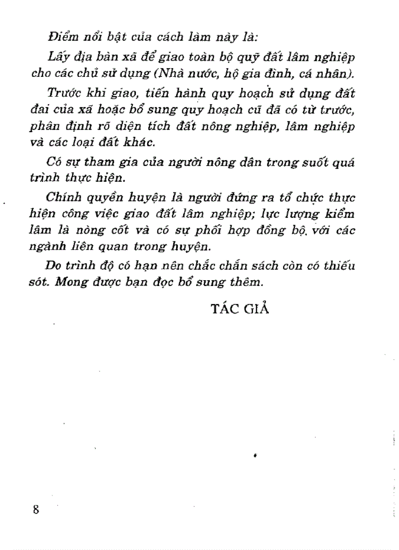 image for page Quá trình giao đất lâm nghiệp