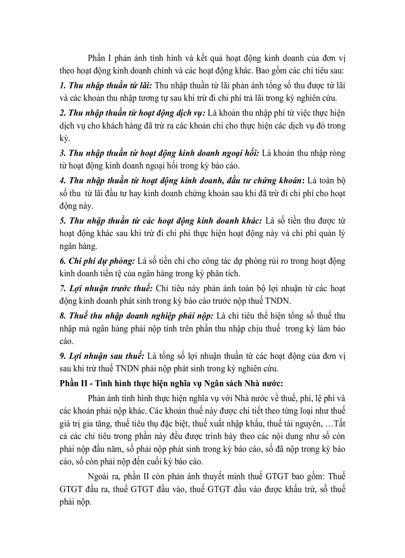 image for page Kế Toán Ngân Hàng Chương thứ hai BÁO CÁO TÀI CHÍNH TRONG CÁC NGÂN HÀNG THƯƠNG MẠI