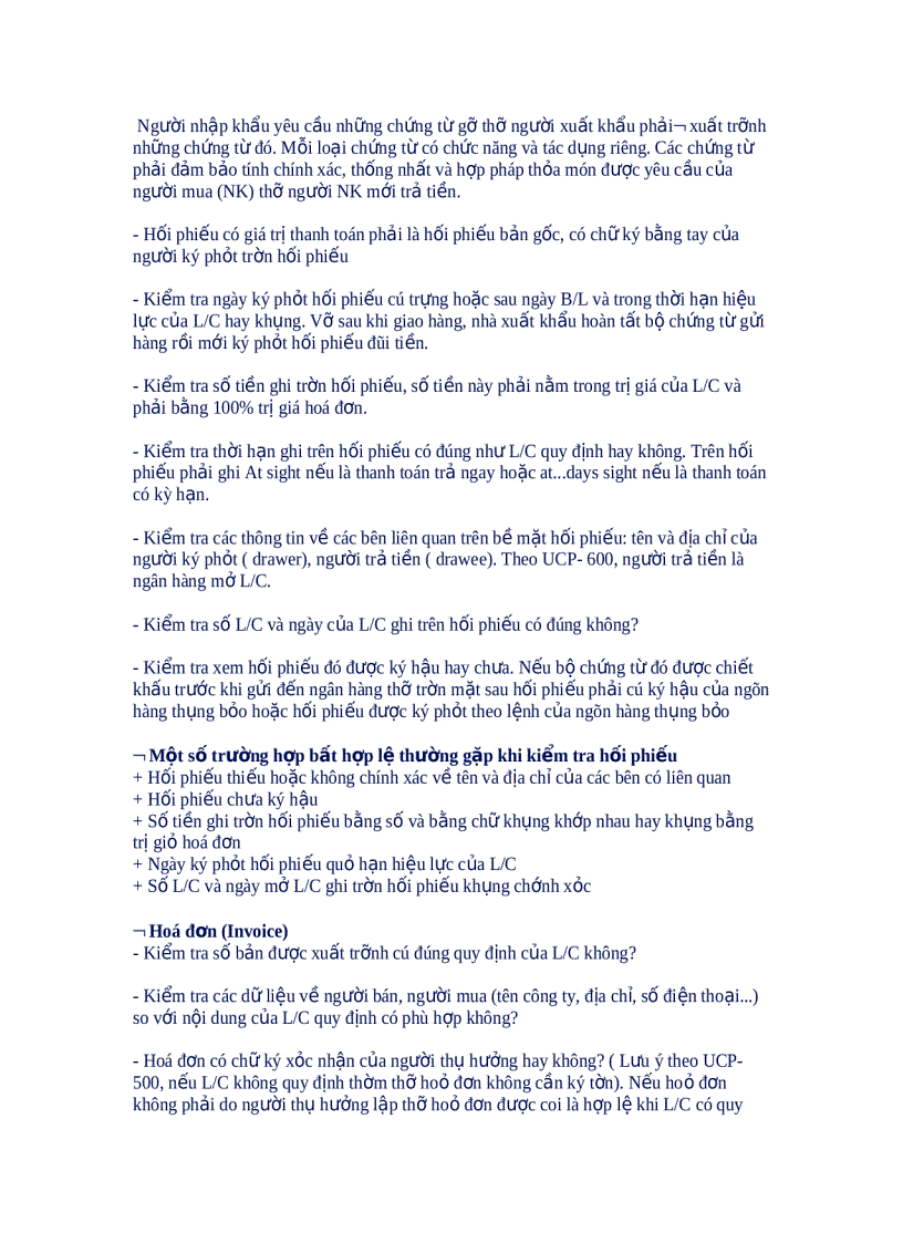 image for page Nội dung thư tín dụng