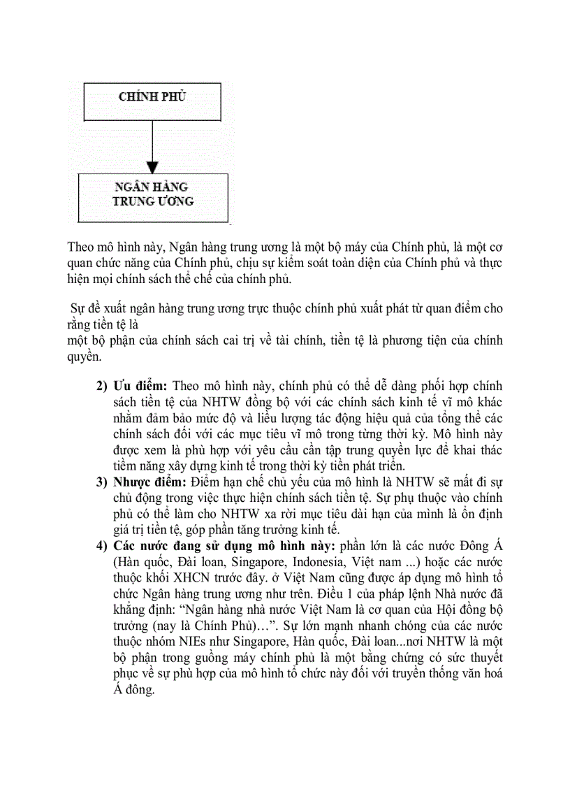 image for page Mô hình ngân hàng trung ương liên hệ với Việt Nam Lọi ích và hạn chế