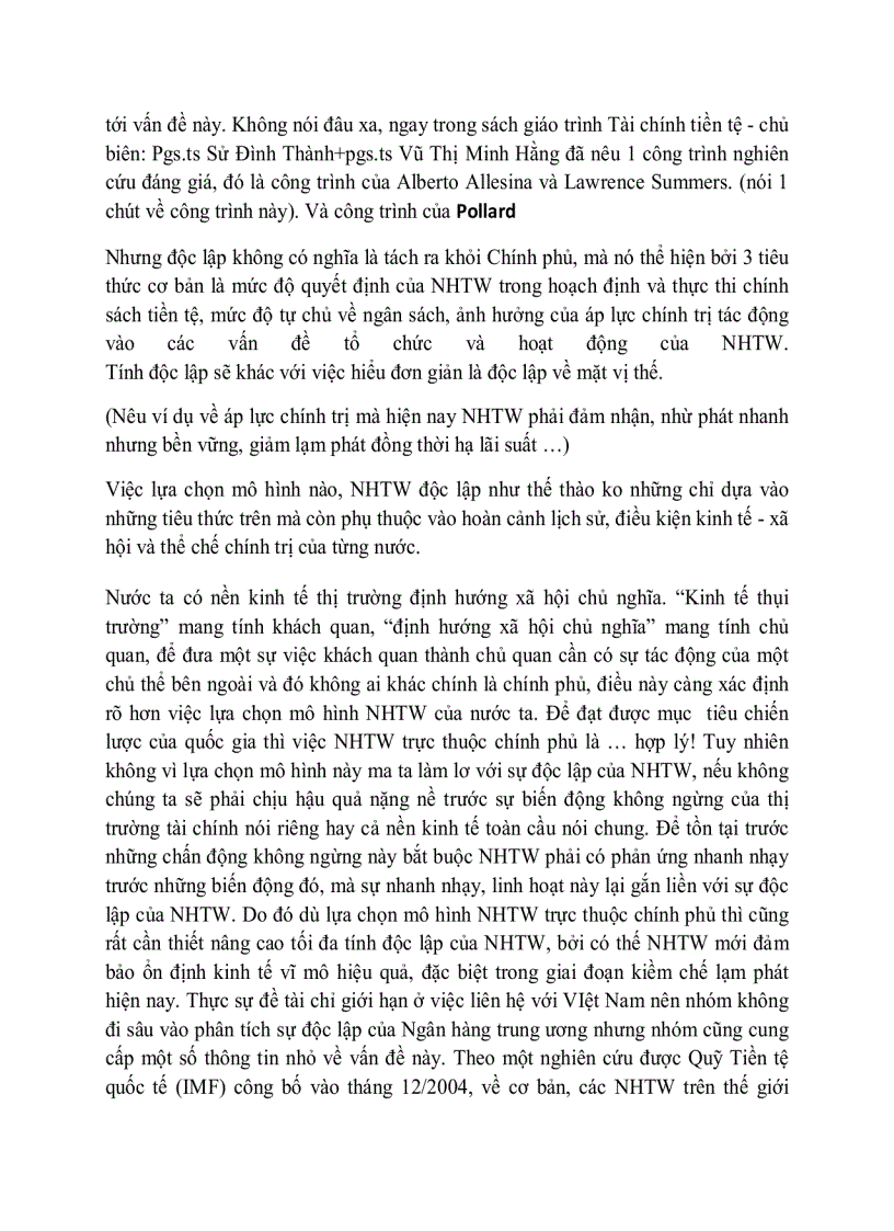 image for page Mô hình ngân hàng trung ương liên hệ với Việt Nam Lọi ích và hạn chế