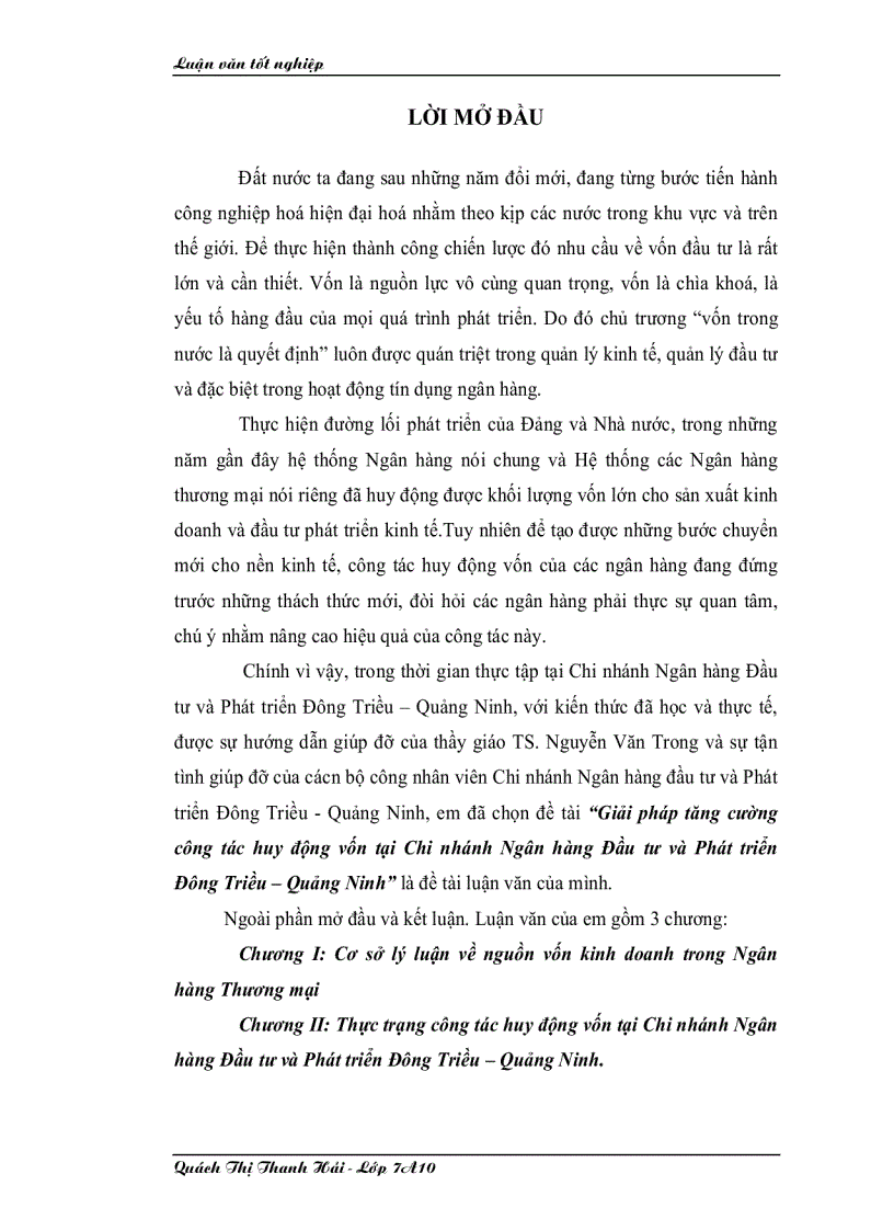 image for page Công tác huy động và sử dụng vốn tại Ngân hàng Nông nghiệp Phát triển Nông thôn quận Hai Bà Trưng