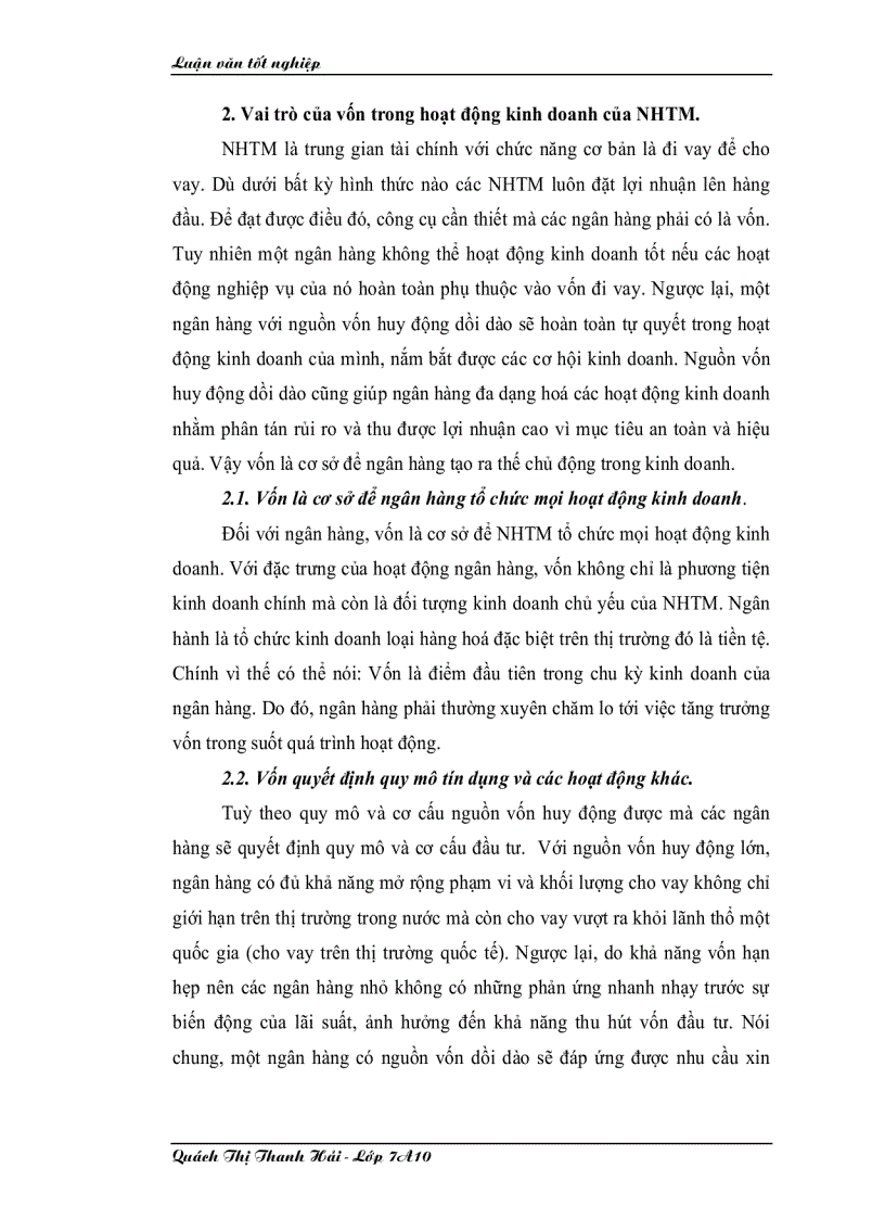 image for page Công tác huy động và sử dụng vốn tại Ngân hàng Nông nghiệp Phát triển Nông thôn quận Hai Bà Trưng