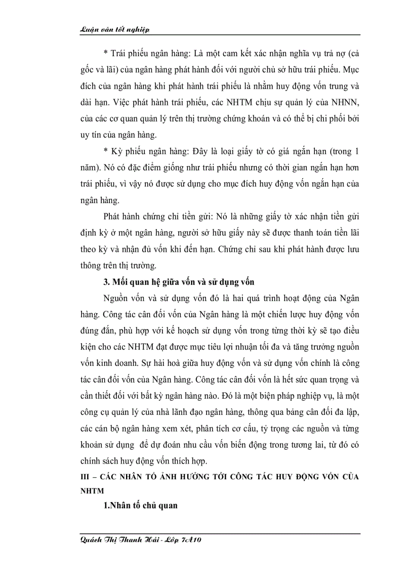 image for page Công tác huy động và sử dụng vốn tại Ngân hàng Nông nghiệp Phát triển Nông thôn quận Hai Bà Trưng