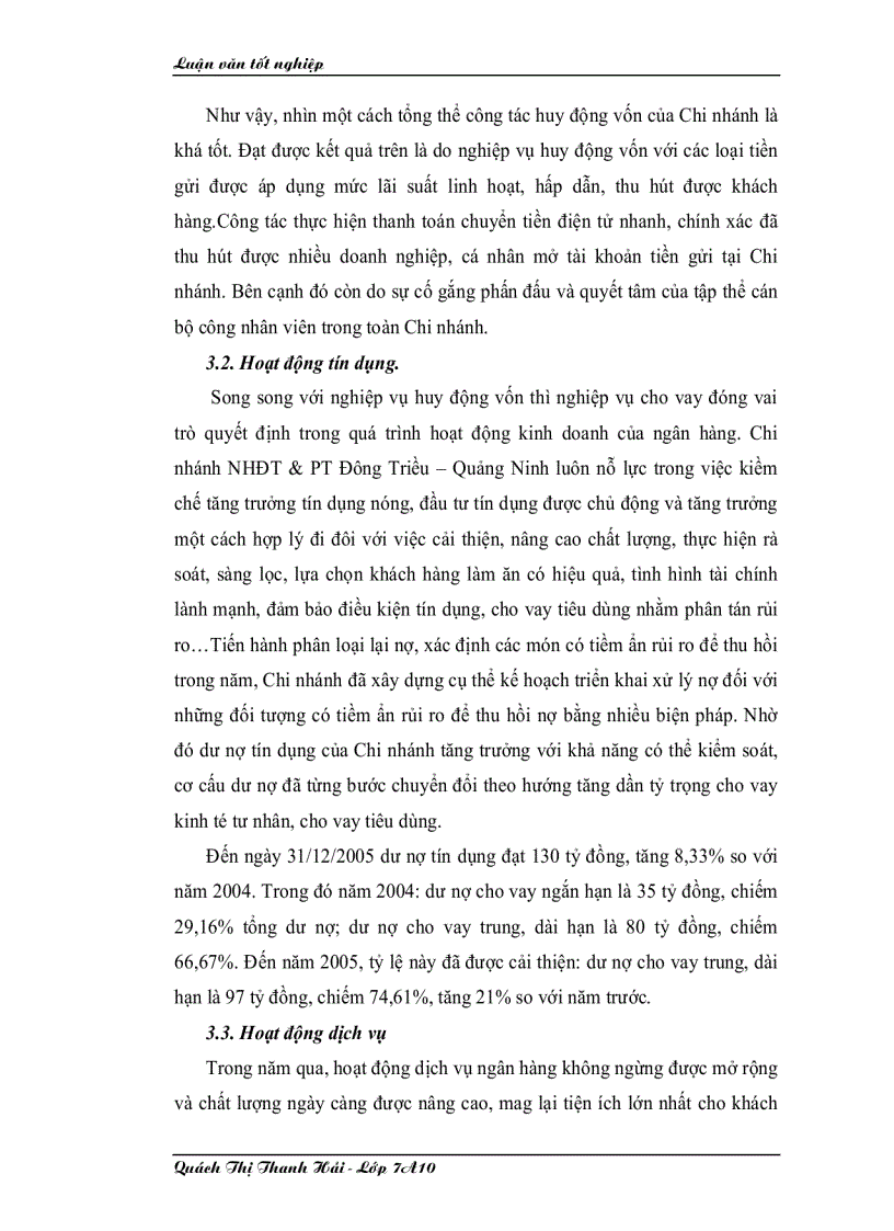image for page Công tác huy động và sử dụng vốn tại Ngân hàng Nông nghiệp Phát triển Nông thôn quận Hai Bà Trưng