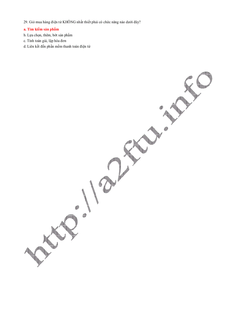 image for page Câu hỏi trắc nghiệm về thanh toán điện tử có đáp án