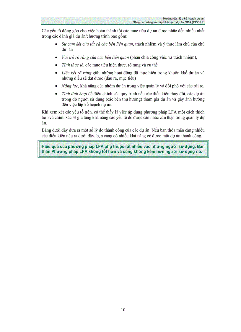 image for page Lập kế hoạch dự án ODA