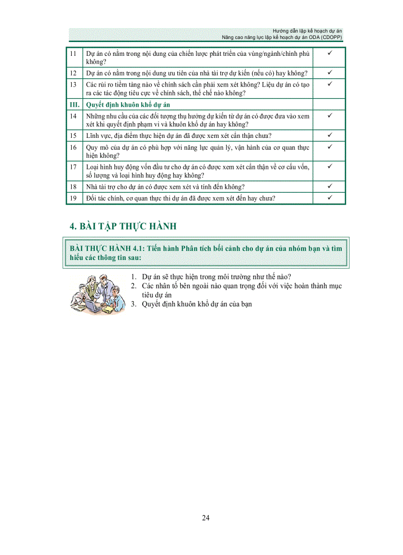 image for page Lập kế hoạch dự án ODA