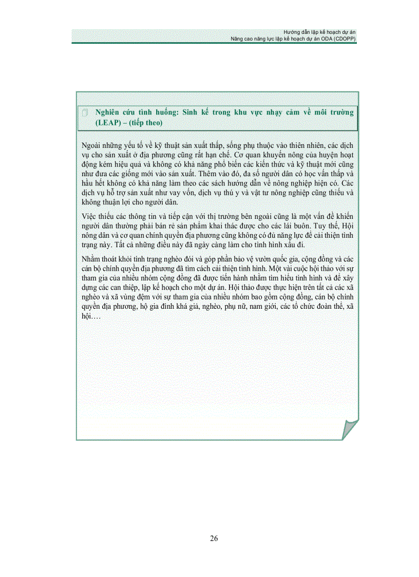 image for page Lập kế hoạch dự án ODA