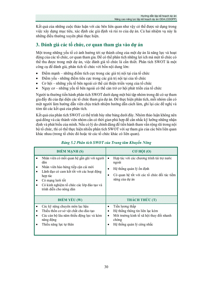 image for page Lập kế hoạch dự án ODA