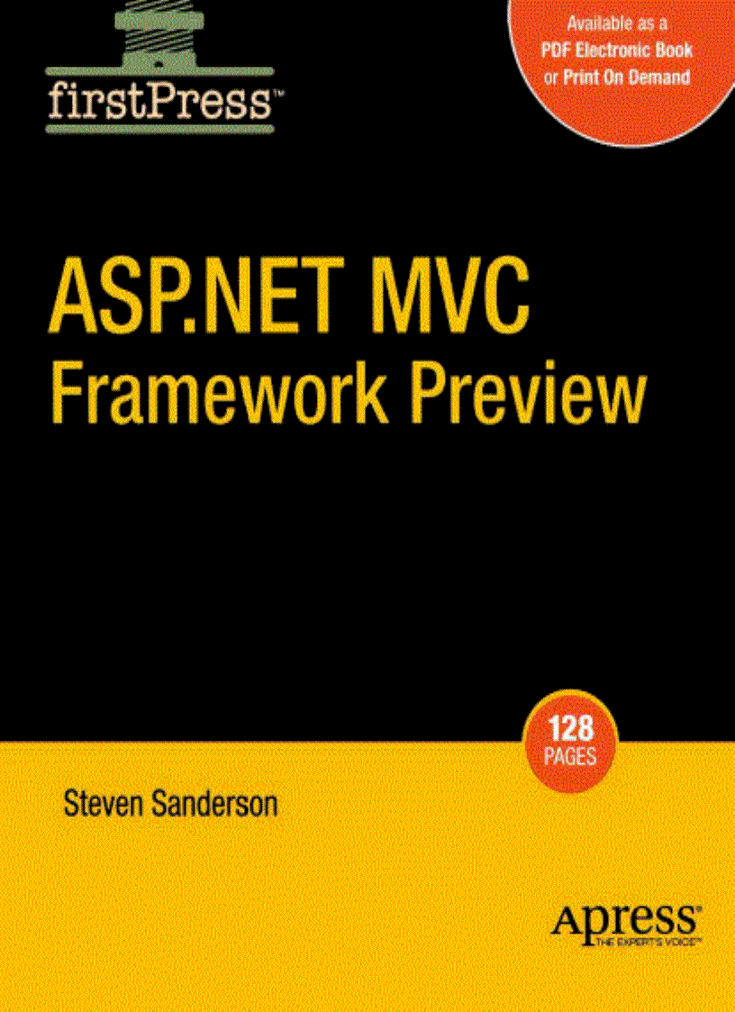 image for page ASP NET MVC Framework Preview