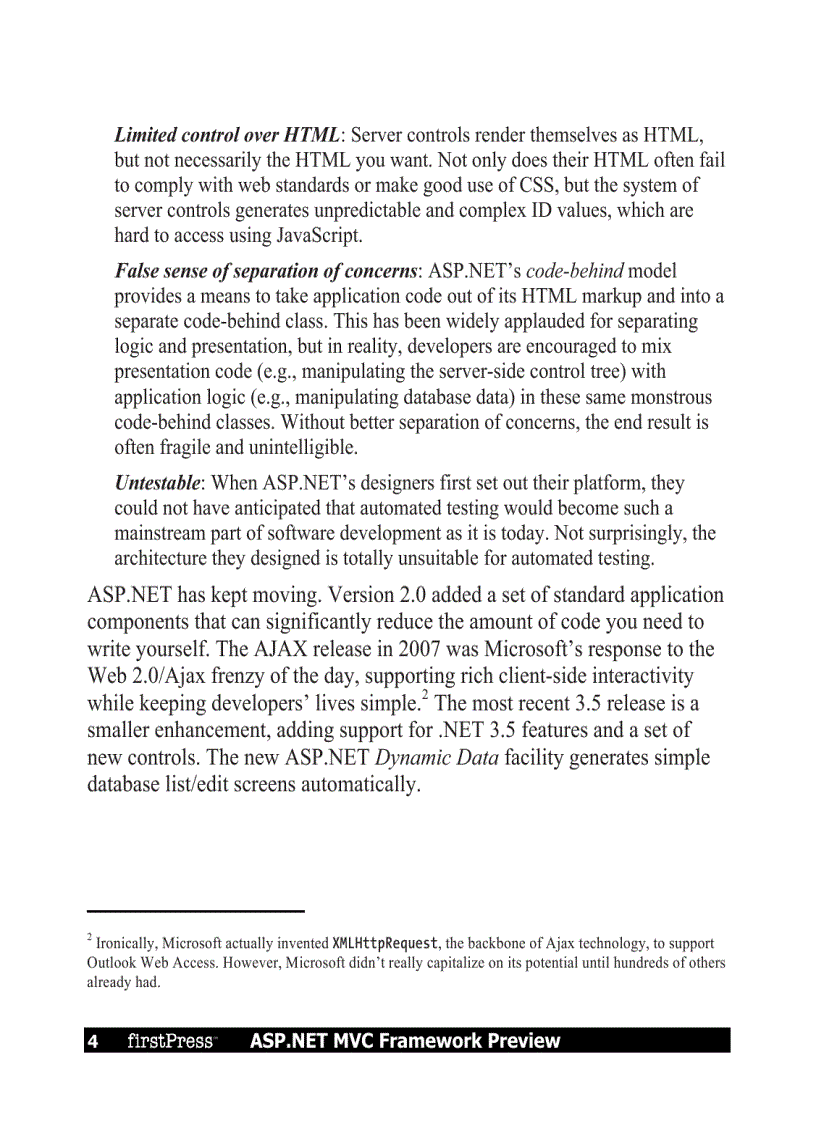 image for page ASP NET MVC Framework Preview