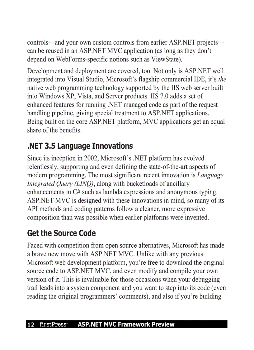 image for page ASP NET MVC Framework Preview