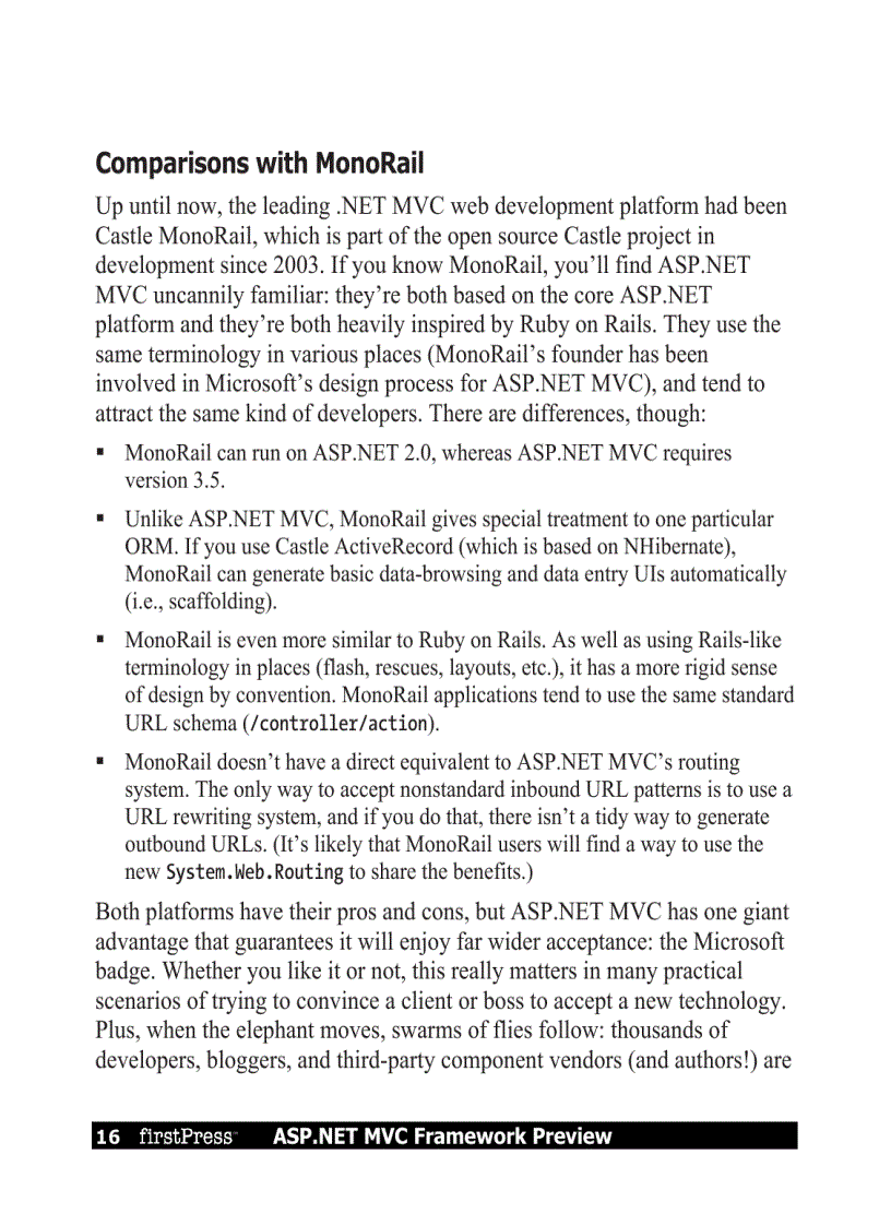 image for page ASP NET MVC Framework Preview