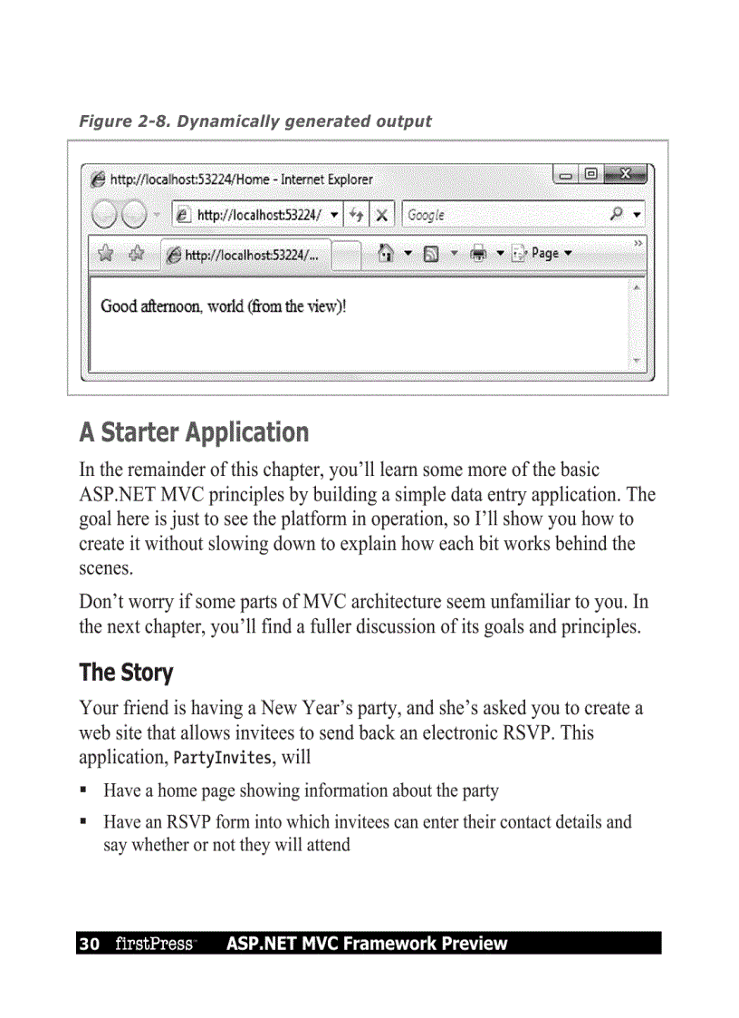 image for page ASP NET MVC Framework Preview
