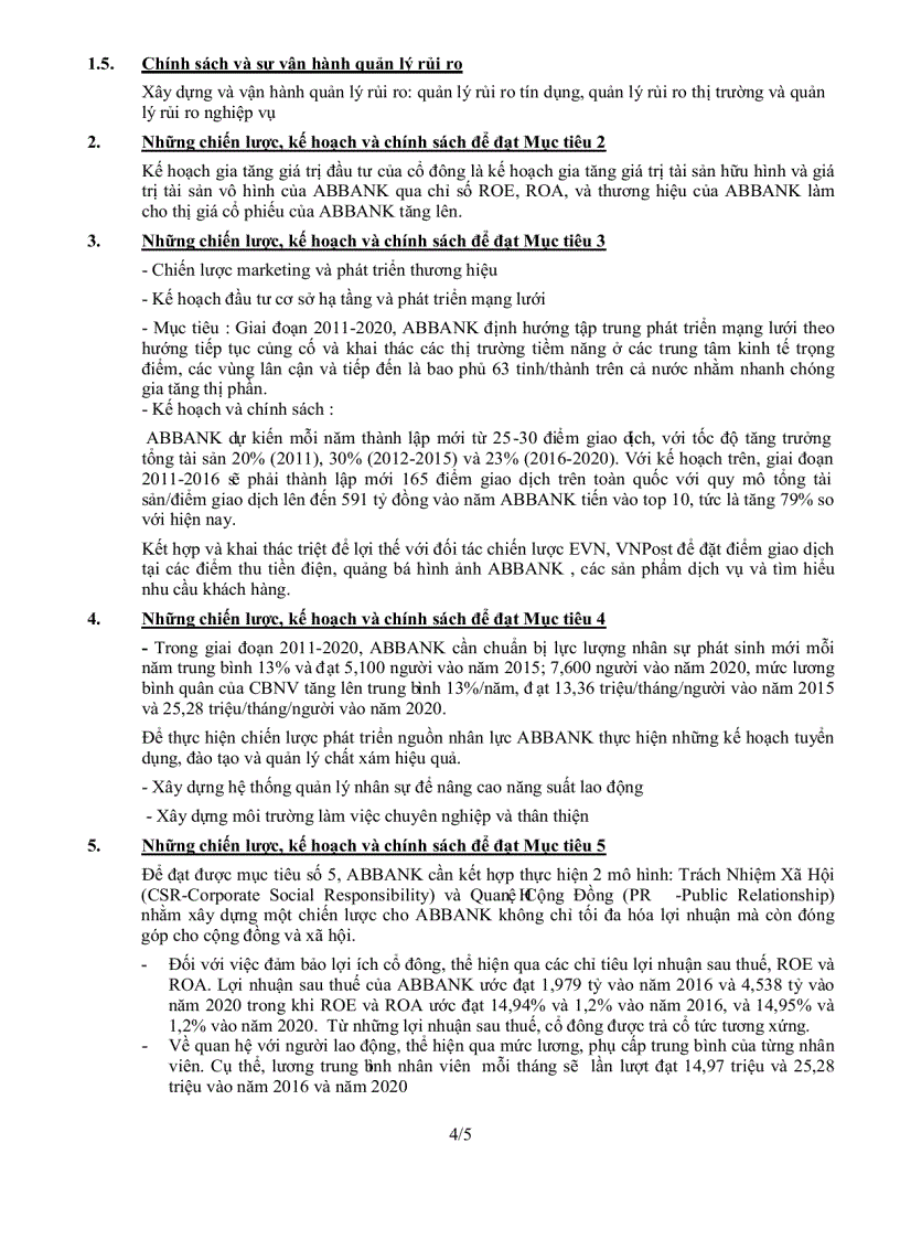 image for page Tóm tắt chiến lược phát triển ngân hàng an bình giai đoạn 2011 2020